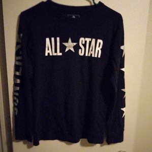 Converse black long sleeve